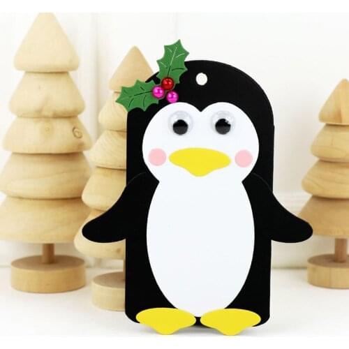 Lovely Penguin Santa Clause Metal Cutting dies 2019 new Craft Dies for Embossing Paper Card making Scrapbooking Decoration