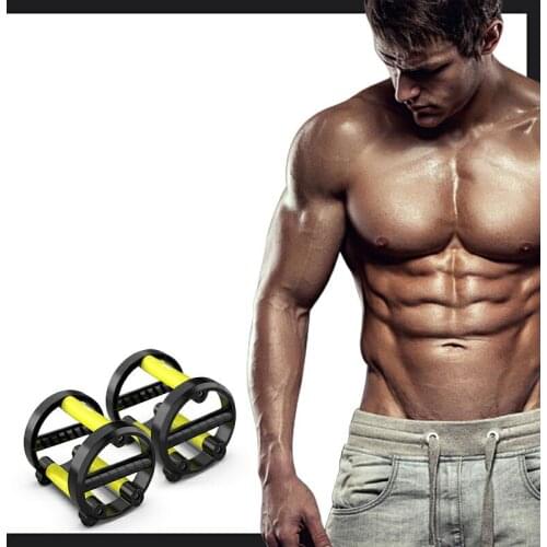 Ab Roller No Noise Double Abdominal Wheel Arm Waist Leg Exercise Gym Fitness Equipment Gym Roller Trainer Training