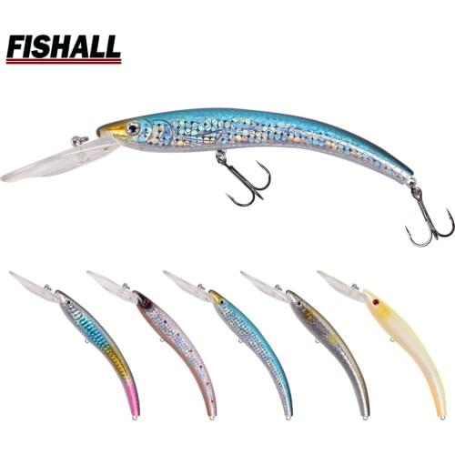 Fishall Boomerang Bent Deep Diving Hard Bait 120mm 18g Floating 4m Depth Minnow Lure Wobbler Bass Pike