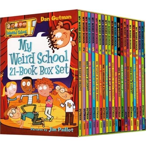 Random 3 Books Picture Books Children Baby English Campus Theme Classics Manga Book Set