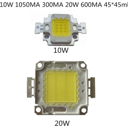 100PCS/lot 10W LED Integrated High power White/Warm white 300ma 1050mA 9-12V 30-36v 10W Chip 35*35mil Taiwan Chips Good quality