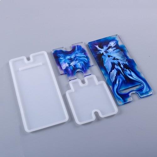 Diy glue mold mobile phone holder silicone mold handmade mobile phone display storage accessories