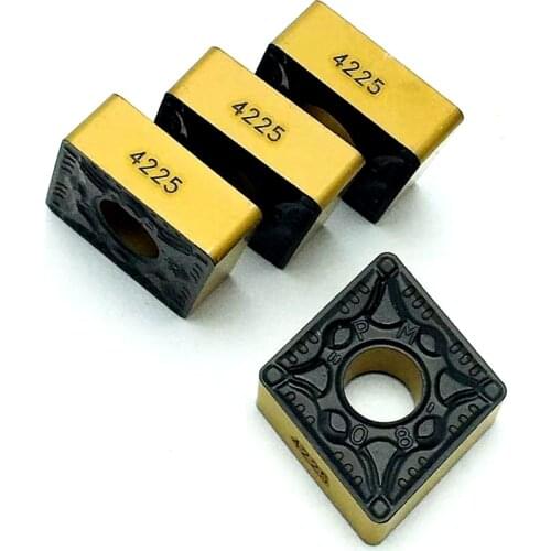 Carbide CNMG120404 CNMG120408 PM 4225 external turning tool high quality blade lathe parts tools 10 pieces