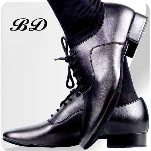 BD Latin Dance Shoes Sports SHOES Ballroom Shoe Modern Soft Cowhide Genuine Leather Wearable 301 Jazz Slip-UP Heel 2.5 cm Hot