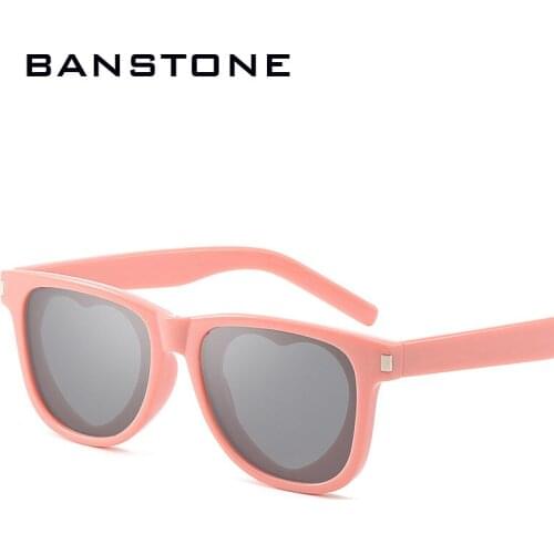 BANSTONE Classic Heart Sunglasses Women 2019 Sun Glasses Women Luxury Sunglasses Designer Top Brand Square Eyewear Female
