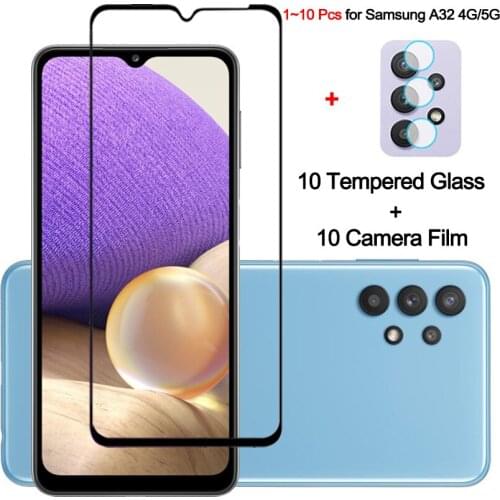 1-10 Pcs, Protective Glass for Samsung A32 4G/5G Screen Protector Samsung Galaxy A 32 Tempered Glass Samsung A32 Glass