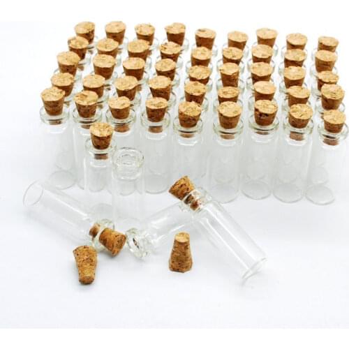 Small Glass Jars Mason Jar Message Vials Cheap Cork Glass Containers Shipping DIY Bottle Small Mini Stopper Bottle Free V5R1