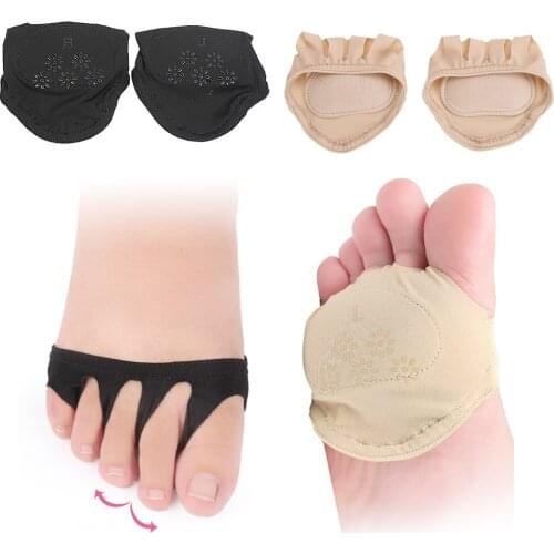 1 Pair Forefoot Invisible Metatarsal Foot Pain Pad Insoles Separator Support for Peep Toe Sandals Pumps Sneakers Sport Shoes