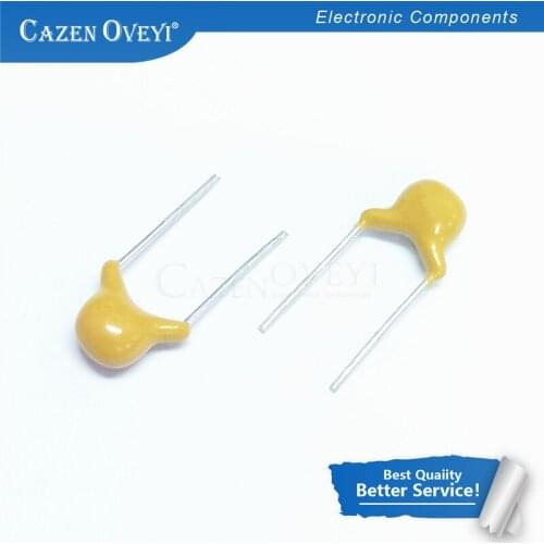 100pcs/lot Multilayer ceramic capacitor 1uF 105 50V 1000nF 105M P=5.08mm In Stock