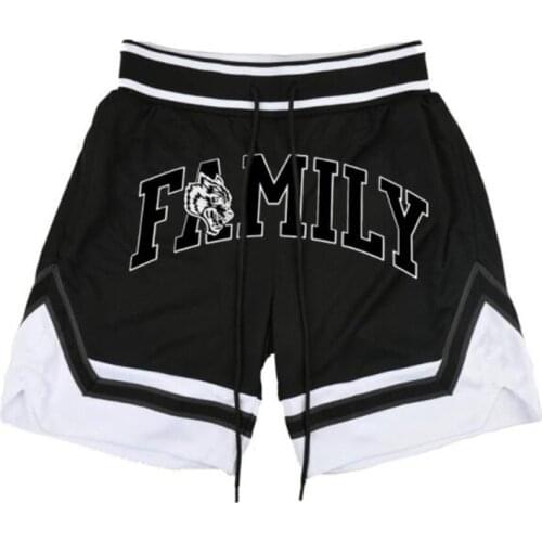 2021 Summer Mens New Stadiums Fitness Bodybuilding Shorts Basketball Game Training Casual Loose Quick-Drying Five-Point Pants