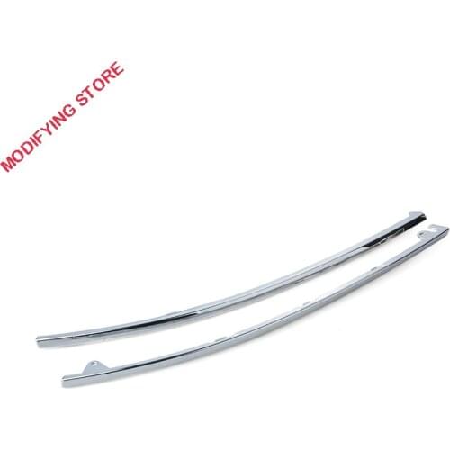 4B0807173 4B0807174 FOR 2PC Audi A6 C5 2003-2005 Chrome fog lamp frame Decorative strips