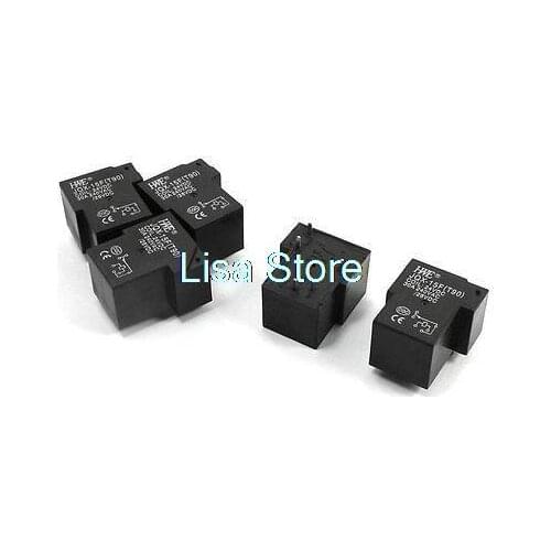 5pcs DC 24V Coil PCB Board Mounted Power Relay SPDT 1NO 1NC JQX-15F