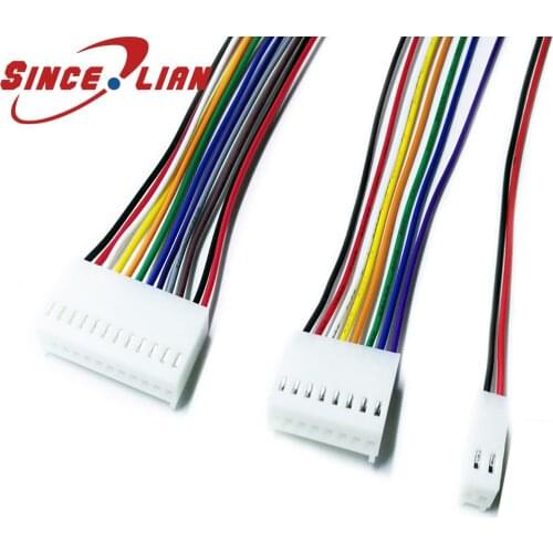 SINCILIAN 50pcs Jumper Wire Dupont Line 20cm Single Head 1007#26AWG 1P 2 3 4 5 6 7 8Pin Dupont cable connector Dupont Header