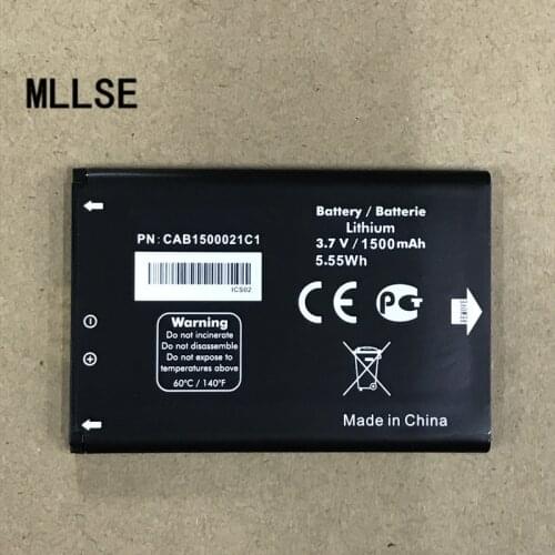 Mllse CAB1500021C1 1500mAh battery for Alcatel One Touch 753s 760s 763s y600d y800z CAB1500025C1 mobile phone