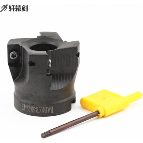 BAP400R-40-22-4T-H 50 63 160 6T 7T 10TRight Angle Shoulder Front End Milling Cutter CNC Tool Carbide Insert APMT1604