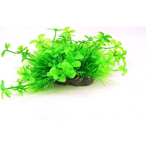 1 Piece Aquarium Decoration Plastic Water Plant Decor of Fish Accessories Artificial Grass Ornament