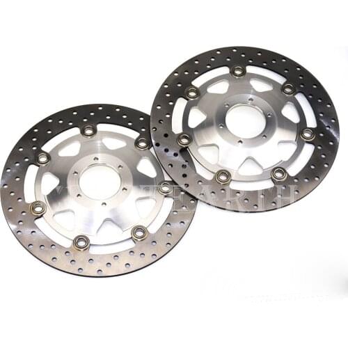 Chrome Motorcycle Front Brake Disc Rotors For Honda GL1800 2001 2002 2003 2004 2005 2006 2007 2008 2009 2010 2011 2012