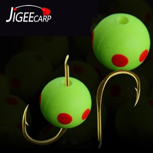 JIGEECARP 20pcs Bolie Baits for Big Carp Fishing EVA Foam Fishing Floating Beads Lures Carp Tackle Artificial Baits