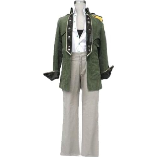 Final Fantasy XIII 13 Sazh Katzroy Game Cosplay Costume 11