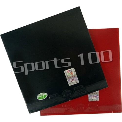 2 Pieces RITC 729 Friendship General Sponge Rubber 1 Red and 1 Black Pimples In Table Tennis PingPong Rubber With Sponge 2.2mm