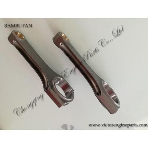 H-beam forged steel connecting rods conrods with bolts for Toyota 3TC quality warranty