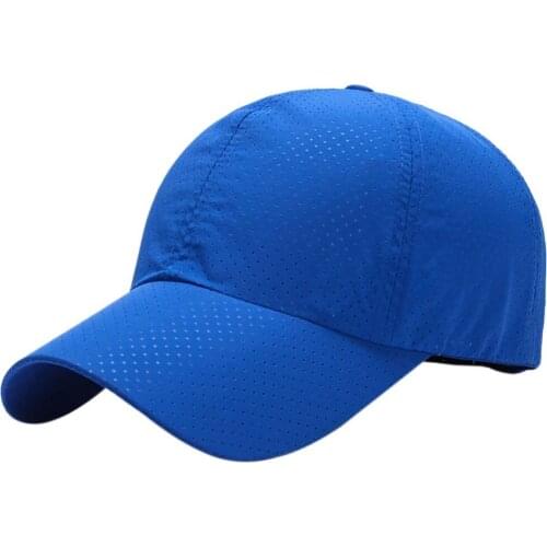 Outdoor Sports Cap Men Women Summer Thin Mesh Portable Quick Dry Breathable Sunshade Hat