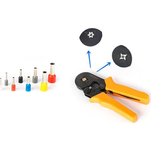 Terminals Hand Crimping Plier 6-6 0.25-6mm 23-10AWG & 10-4 0.25-10mm 23-7AWG Electrical Crimping Pliers Hand Tools Set