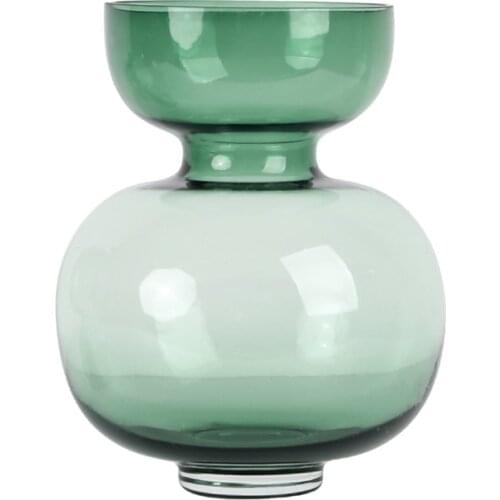 Creative Geometric Glass Vase Crafts Living Room Desktop Flower Arrangement Vase Hydroponic Modern Home Decoration Accessories