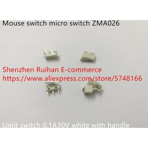 Original new 100% mouse switch micro switch ZMA026 limit switch 0.1A30V white with handle