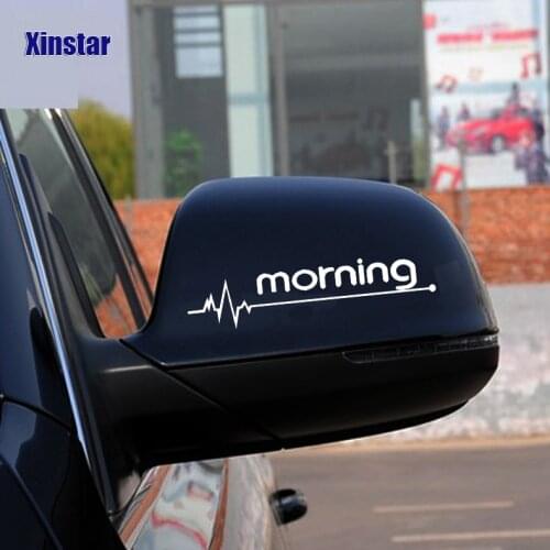 2pcs rearview mirror Sticker for kia morning