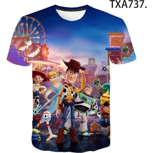 2020 New Summer 3D Printed T Shirts Cool Men Women Children Cartoon Anime Toy Shirt Casual Short Sleeve Tops Boy Girl Kids Tee