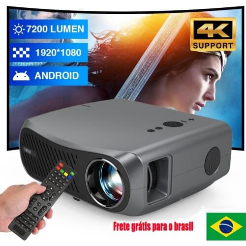 Home Projector Full Hd 1080P Video Led Beamer Android System A12AB Freeshipping Home Theater Movie Projector For Mobile Phone