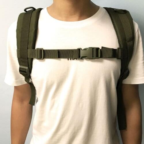 Backpack Chest Strap Adjustable Backpack Heavy Duty Chest Strap Belt For Hiking And Jogging Non-slip Pull Belt