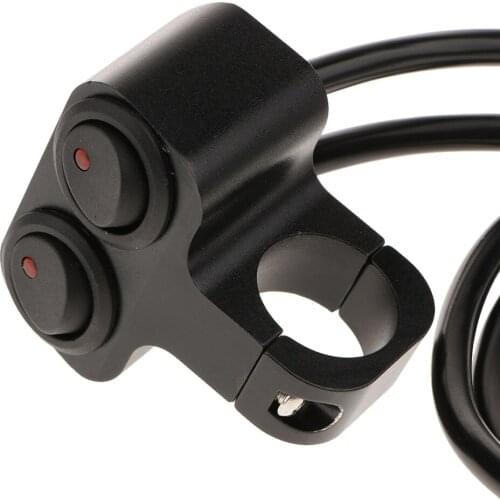 Motorbike Scooter Handlebar 25mm Headlight Light Dual On Off Control Switch