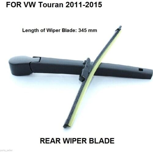 FOR VW Volkswagen Touran Rear Windshield Window Wiper Arm + Blade Set New 2011-2015