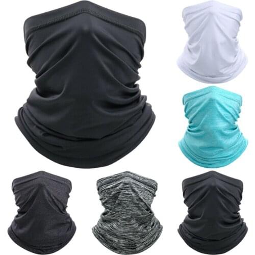 Outdoor Sport Bicycle Turban Scarf Ice Silk Ventilate Summer Sun Block Shield Neck Tube Headband Motorcycle Scarf Face Cover