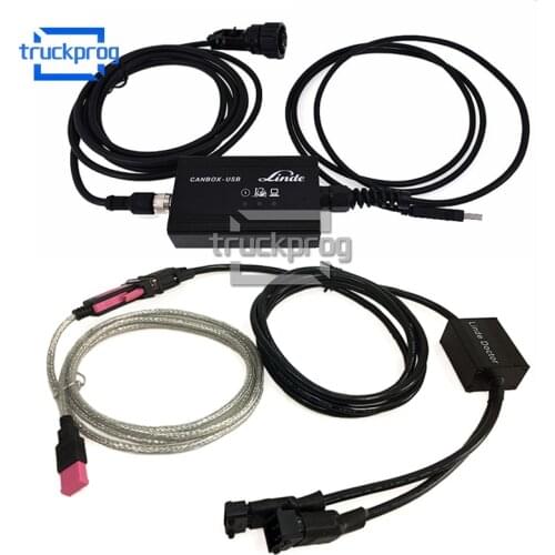 TruckProg for Linde Canbox Forklift Truck Doctor USB Diagnostic Cable with Pathfinder Fork lift Diagnostic Tool