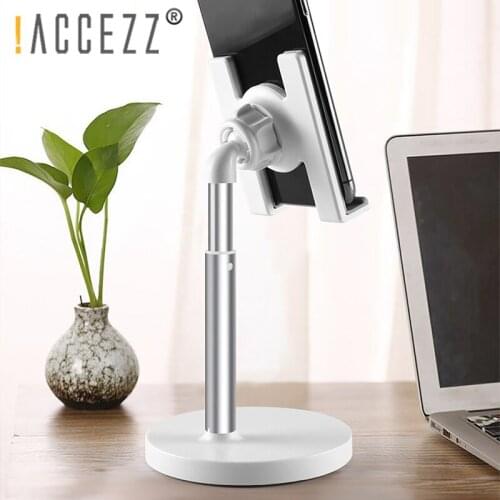 !ACCEZZ Universal Scalable Tablet Live Desktop Holder Stand for iPhone 11 Mobile Phone Tablet Online Classes Desk Support