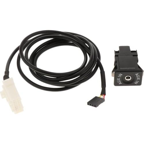 AUX Auxiliary USB Socket Switch Cable For Mazda 2 3 5 6 CX-7