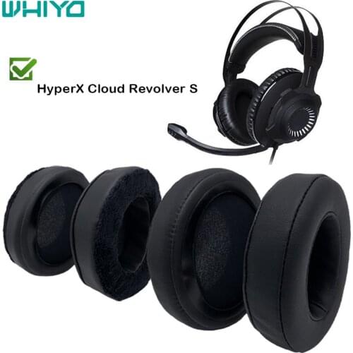 Whiyo 1 Pair of Ear Pads for HyperX Cloud Revolver S Gaming Headset HX-HSCR-BK/NA Replacement Cushion Cover Earpads Cups Earmuff