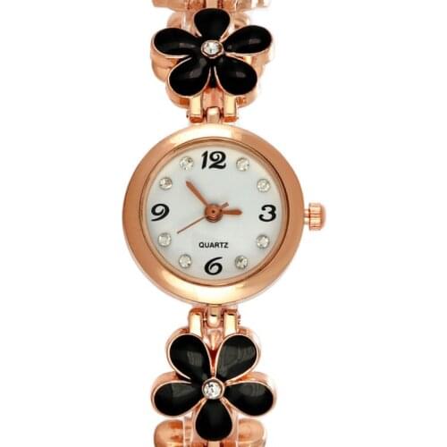 Rose Gold Bracelet Women With Rhinestones Female Fashion Steel Band Clock Quartz Watch Bracelet Wrist Watch Zegarki Damskie