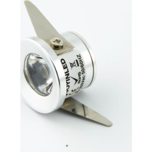 10pcs Under Cabinet 360 Degree Rotation 1W 3W Mini led spot lights