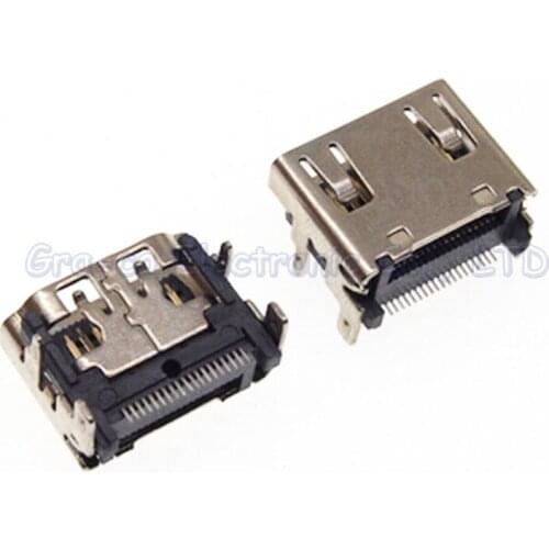 100pcs 19PIN HDMI Jack Port Interface Socket SMT HD Interface