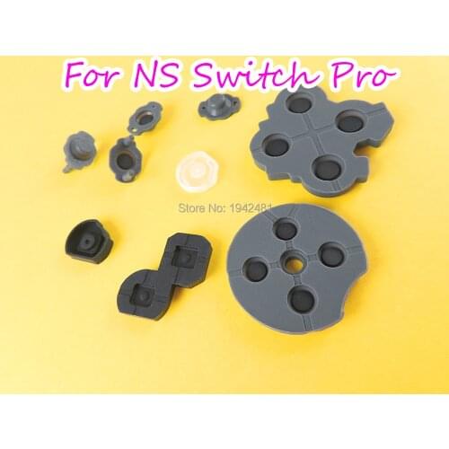 5sets For NS Pro controller Silicon Button Repair ABXY Cross button conductive rubber pad for Nintend Switch Pro Controller