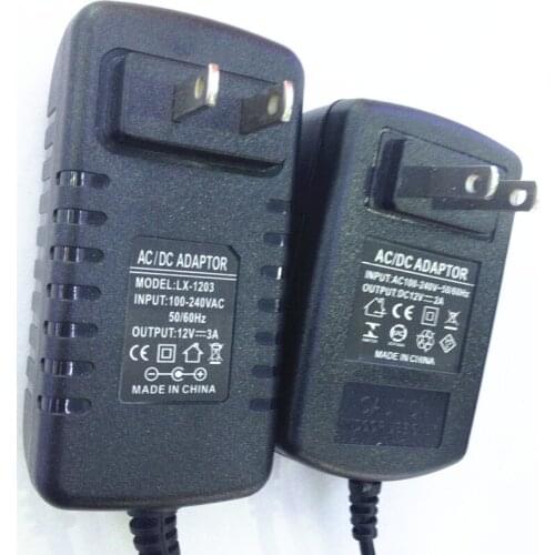 AC 100V-240V Converter Adapter to DC12V 1A 2A 3A 4A 5A 6A power supply for 3528 5050 5730 led flexible tape strip light