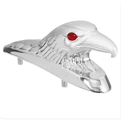 Motorcycle accessories eagle head Ornament front fender bonnet light for Kawasaki NINJA 300 250R ZX636R ZX6RR 400R CONCOURS