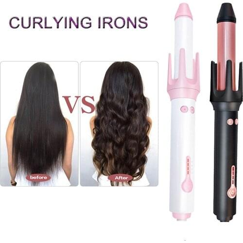 Curling Rollers Irons Hair Curler Waves Ceramic PTC Heater Left Right Rotate Styler Rod Electric Hair Styling Tools For Women