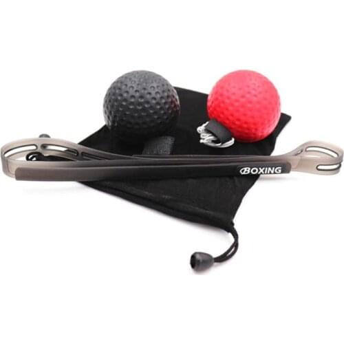 Boxing Reflex Speed Punch Ball MMA Sanda Boxer Raising Reaction Force Hand Eye Training Set Stress Boxing Muay Thai Exercise #ND