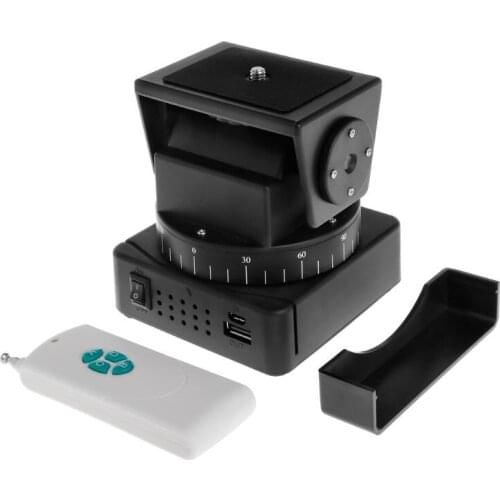 Pan Tilt Remote Control YT-260 Motorized Automatic Tripod Mount Adapter Camera Extreme Wifi Smartphone E56B
