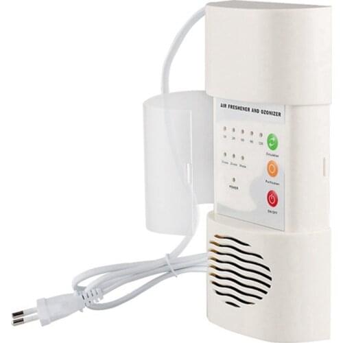 Ozone Generator, Home Deodorizer with Timer Ozone Machine Germicidal Disinfection Air Freshening System with EU Plug